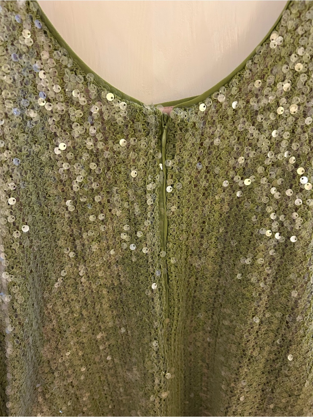 Revolve x Camila Coelho Energia Sequin Mini Dress in Island Green NWT Sz L - Picture 7 of 7